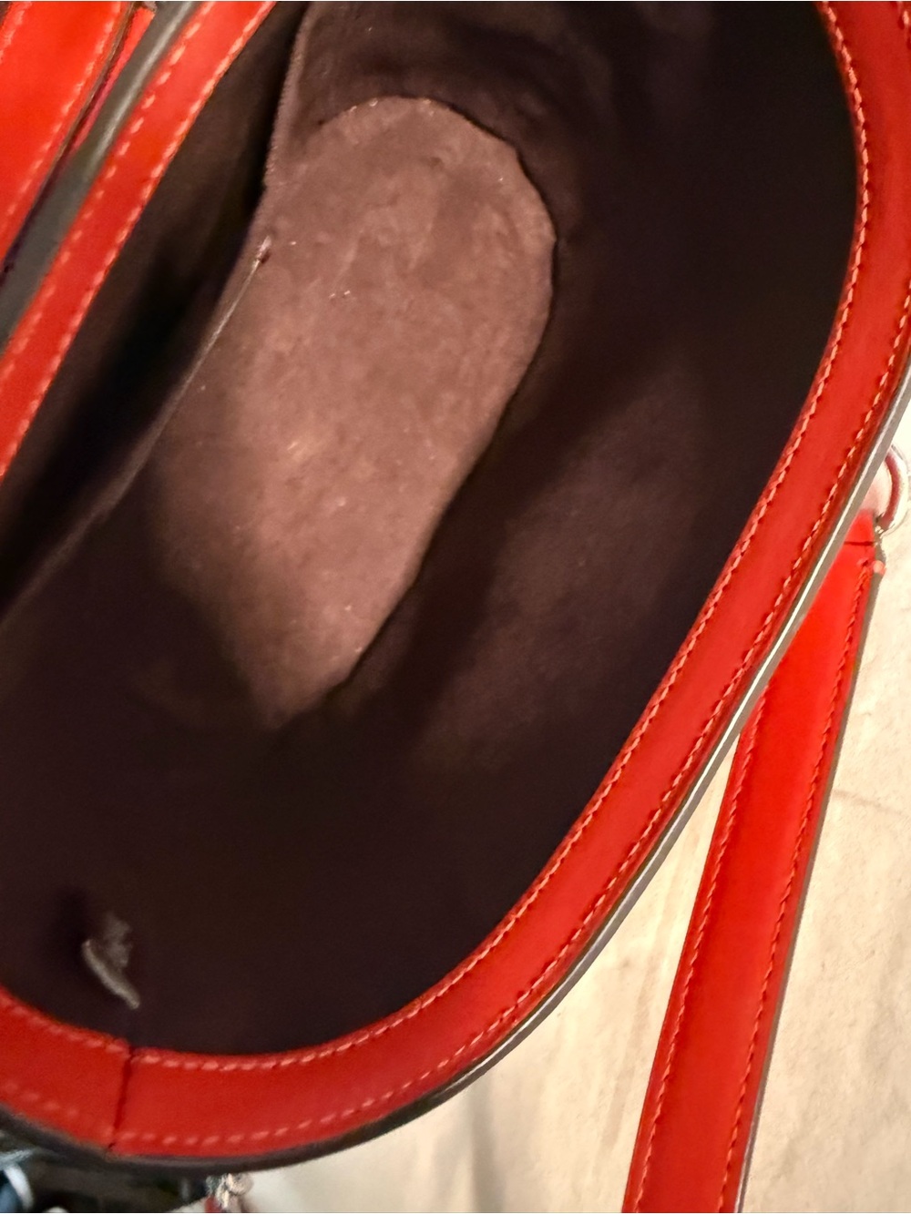 Coach  Geranium Leather Small Top-Handle Structured Mini Tote Crossbody Bag - Picture 6 of 7